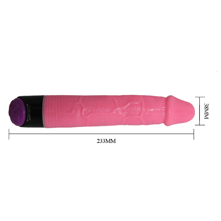 Вібратор реалістичний мультишвидкісний Jelly Vibe, рожевий, 23.3 см х 3.3 см - Изображение 3