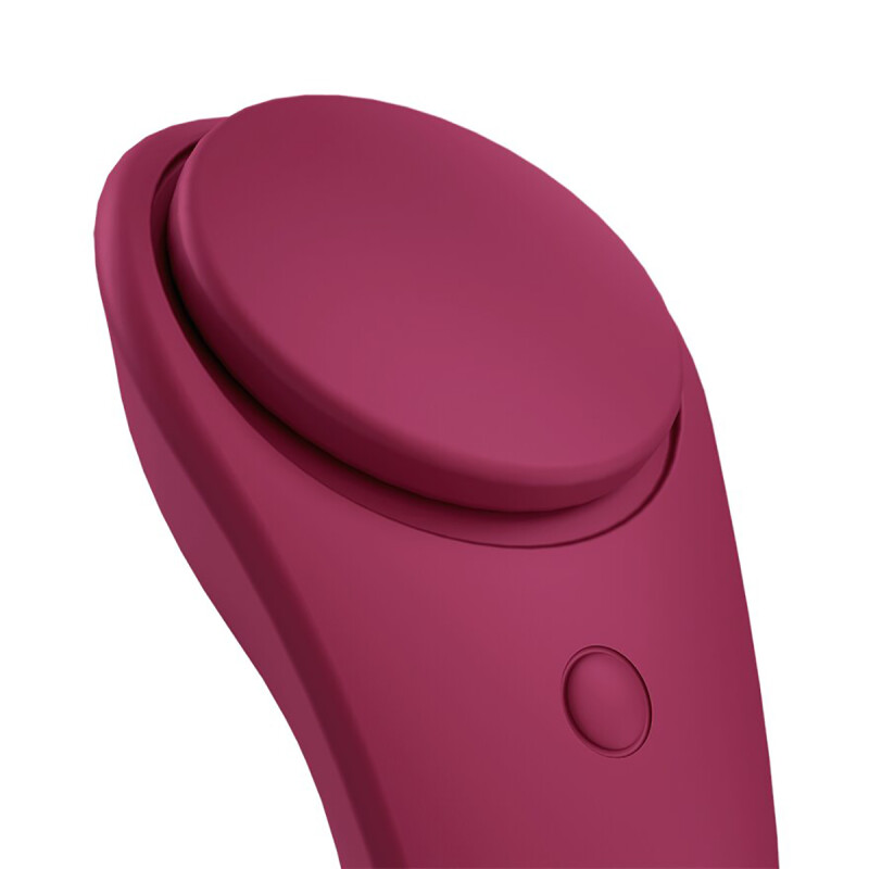 Вібратор у трусики Satisfyer Sexy Secret з додатком, бордовий, 8.6 х 3.9 см - Изображение 3