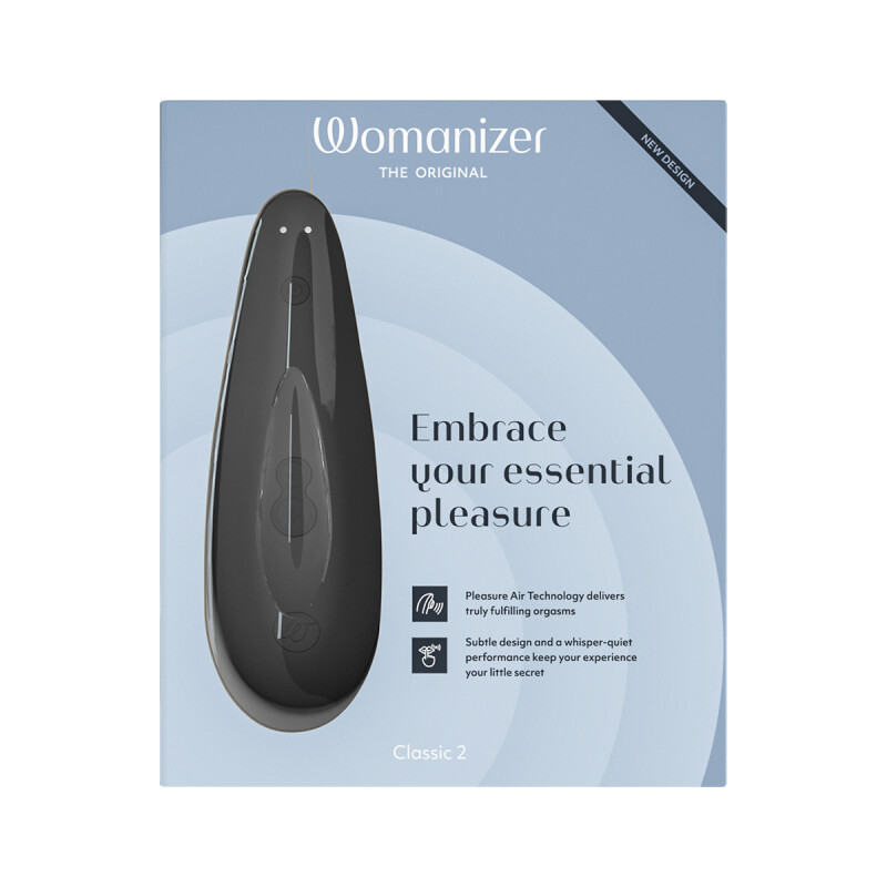 Безконтактний стимулятор клітора Womanizer Classic 2, чорний - Изображение 8