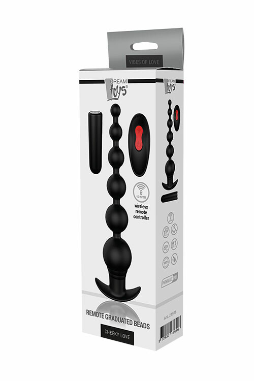 Анальна ялинка з вібрацією Dream Toys чорна, 20.7 см х 4 см - Изображение 1