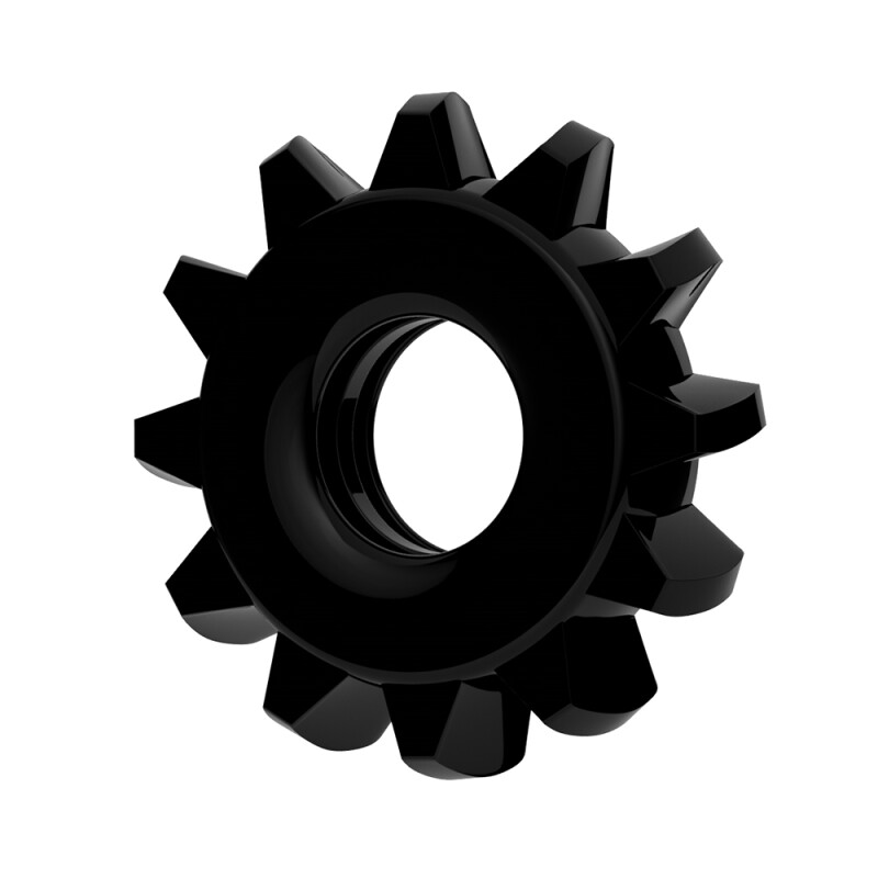 Кільце ерекційне Power Plus Cockring 3, чорне - Изображение 2