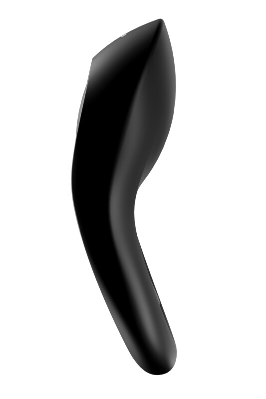 Ерекційне віброкільце Satisfyer Legendary Duo подвійне, чорне, 11.1 х 5 см - Изображение 2