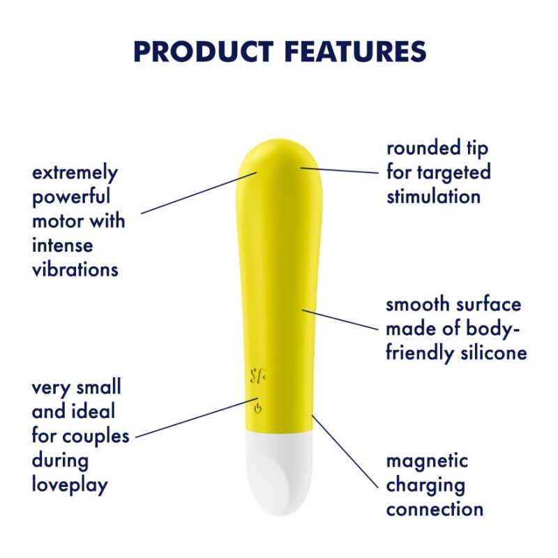 Віброкуля Satisfyer Ultra Power Bullet 1 червона, 10.6 х 2.4 см - Зображення 4