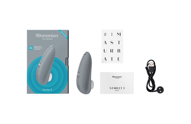 Безконтактний стимулятор клітора Starlet 3 Gray Womanizer - Зображення 7