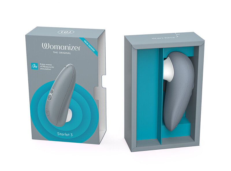 Безконтактний стимулятор клітора Starlet 3 Gray Womanizer - Зображення 8