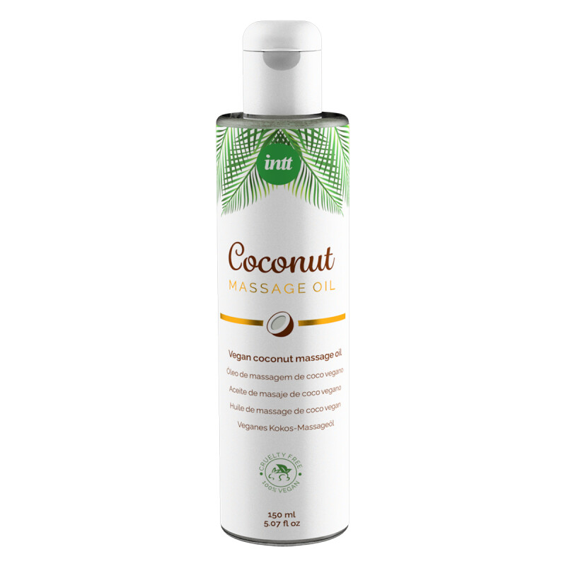 Олія для масажу Intt Coconut (Vegan), 150 мл, з ароматом кокоса - Изображение 4