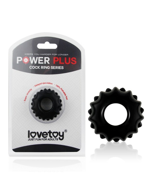 Кільце ерекційне Power Plus Cockring 1 чорне, 2 см
