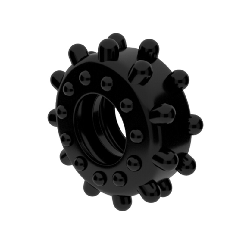 Кільце ерекційне Power Plus Cockring 2 чорне, 1.6 см - 4.5 см - Изображение 2