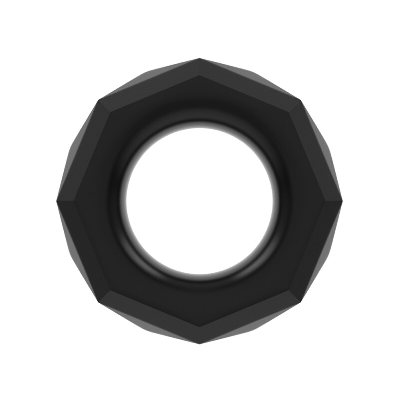 Кільце ерекційне Power Plus Cockring 4 чорне, 2 см - Изображение 2