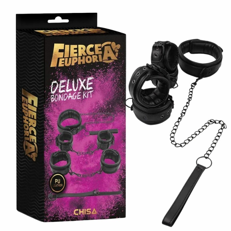 Бондажний набір Chisa Fierce Euphoria 5 предметів, чорний, 5 предметів