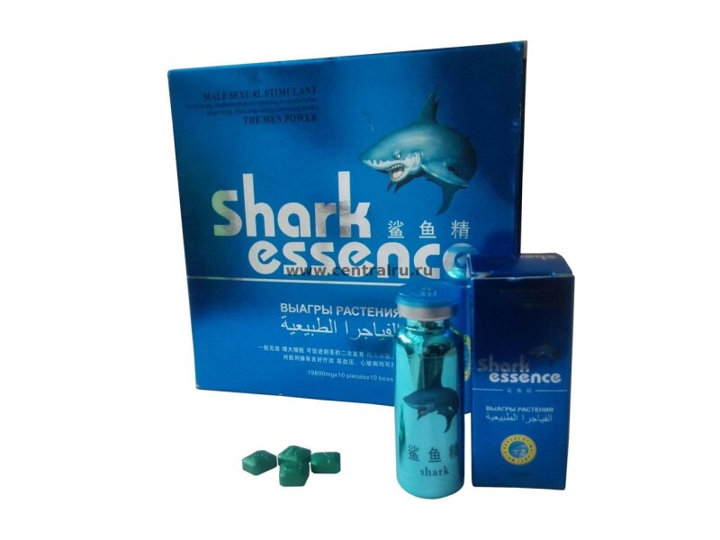 Збудник чоловічий Shark Essence для сильної ерекції, 10 шт. - Зображення 2