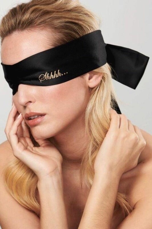 Пов'язка-стрічка на очі Bijoux Indiscrets, чорна - Изображение 4