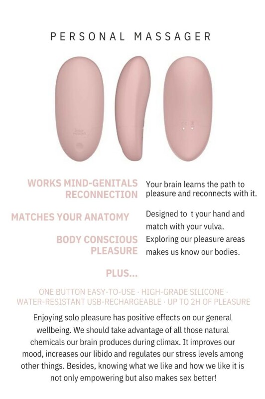 Вібромасажер для клітора та всього тіла Sex au Naturel PERSONAL MASSAGER Bijoux Indiscrets, 9.5 х 4.5 см - Зображення 9