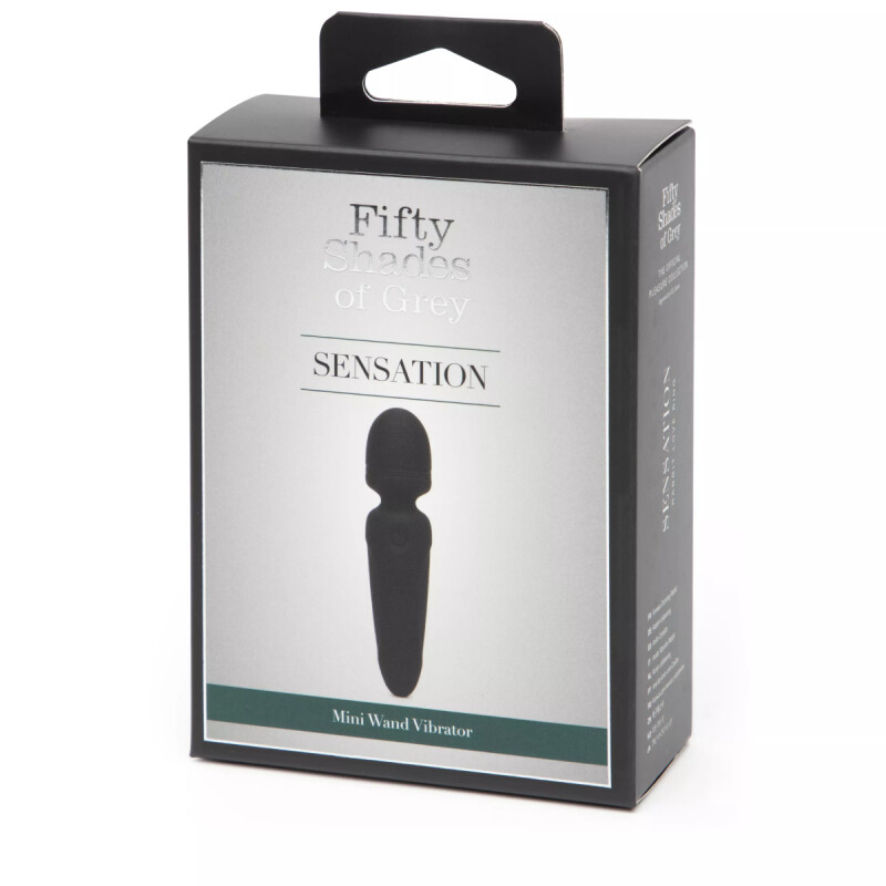 Вібратор для клітора Fifty Shades Of Grey Sensation міні-мікрофон, чорний, 10.1 х 2.4 см - Изображение 1