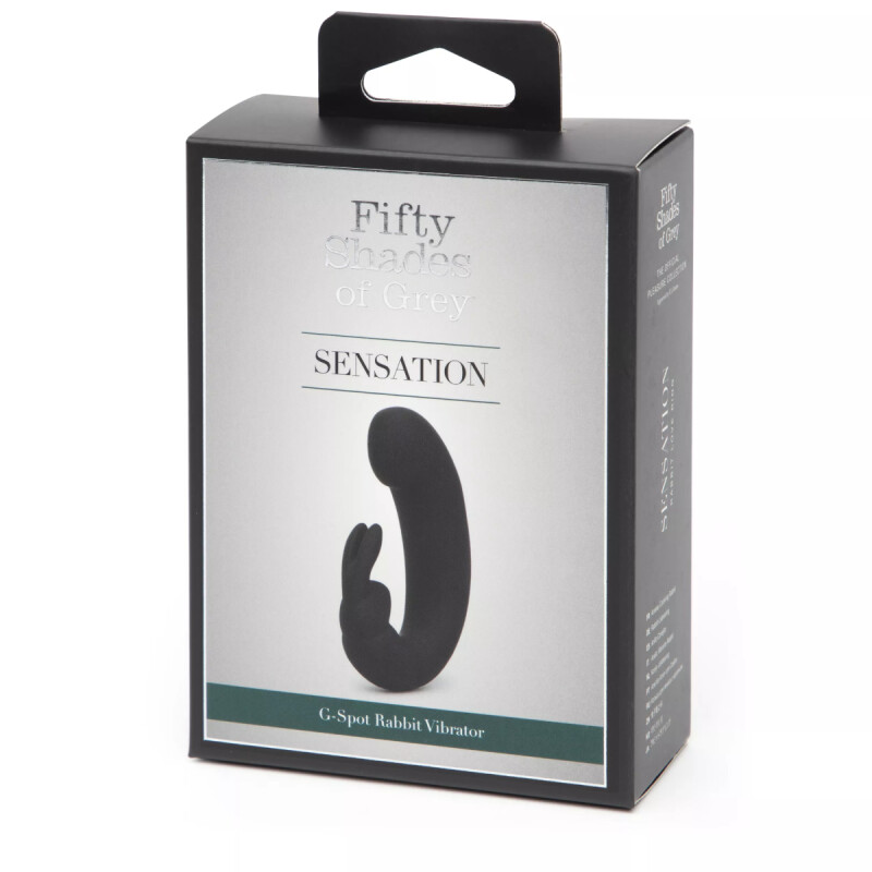 Вібратор-кролик Fifty Shades of Grey для точки G чорний, 11 х 3 см - Изображение 1