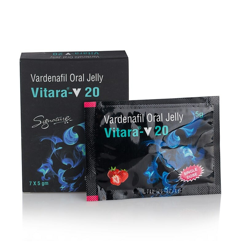 Збудник для чоловіків Oral Jelly зі смаком полуниці, 1 шт - Зображення 1