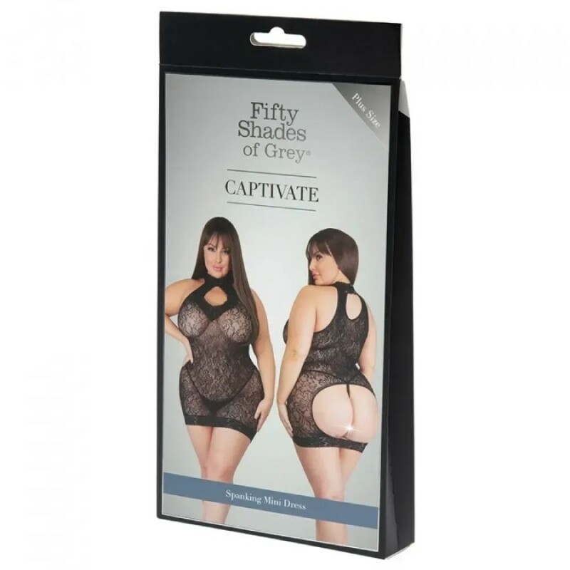 Сексуальна міні-сукня Fifty Shades of Grey Curve Size мереживна, XXXL/4XL (EU: 54-58) - Изображение 1