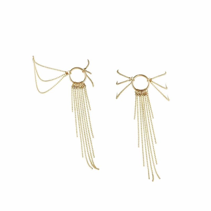 Браслети для ніг Bijoux Indiscrets Magnifique Feet Chain, золоті - Зображення 5