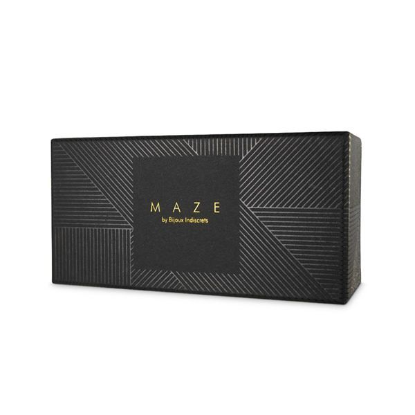 Нашийник з повідцем Maze від Bijoux Indiscrets, чорного кольору - Изображение 9