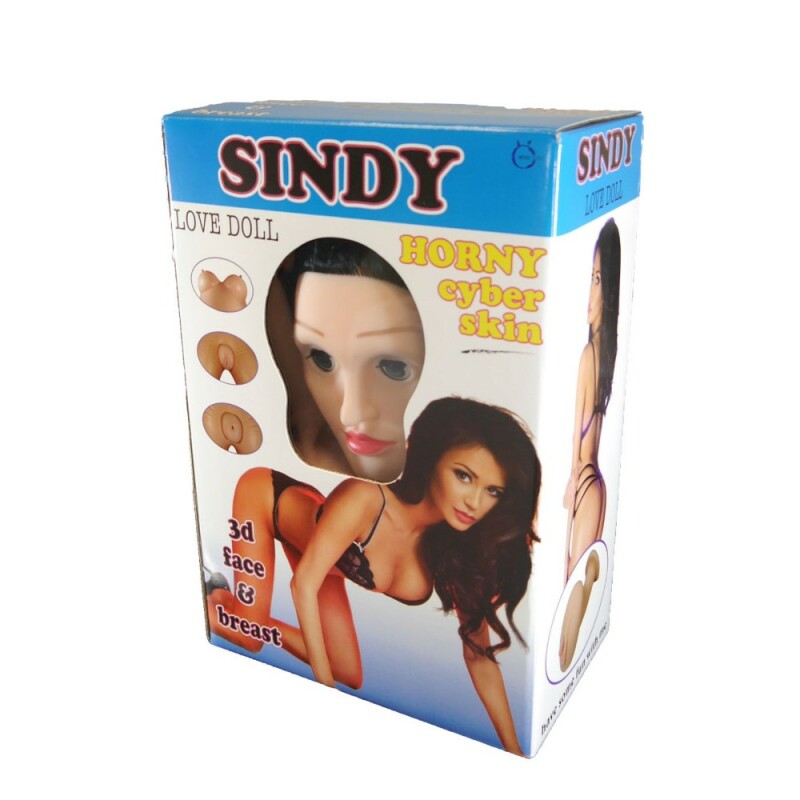 Надувна лялька SINDY 3D із вставкою з кібершкіри та вібростимуляцією - Зображення 9