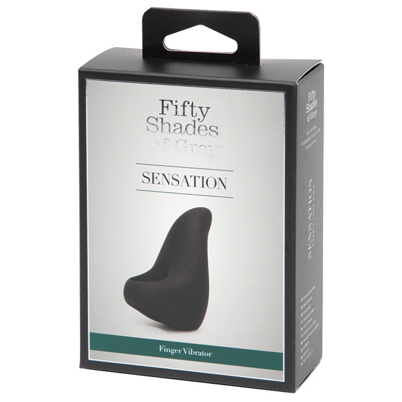 Вібратор на палець Fifty Shades of Grey Sensation, чорний, 6.1 х 3.3 см - Зображення 1