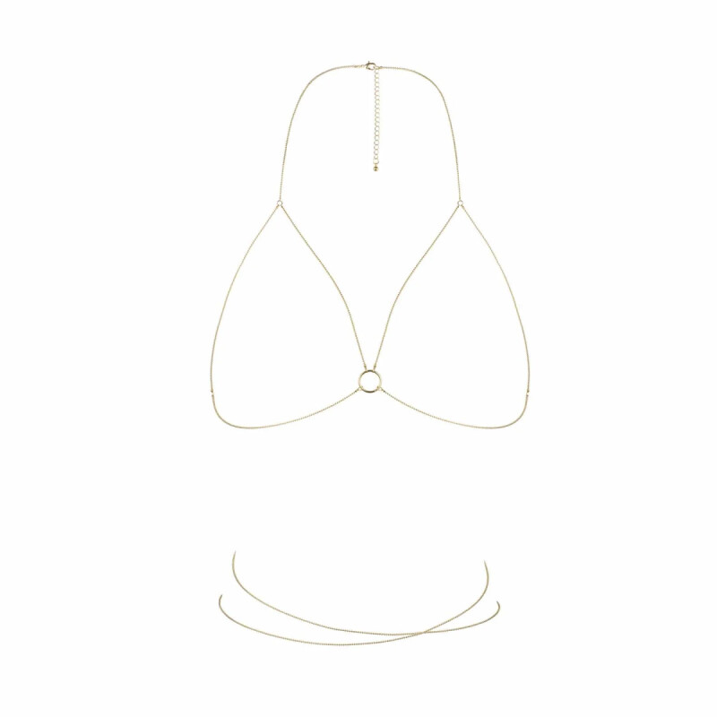 Ланцюжок портупея з кільцем Bijoux Indiscrets золота, OS - Зображення 3