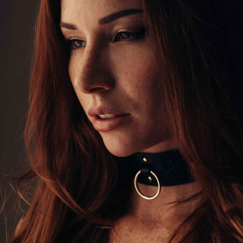 Нашийник з повідцем Maze від Bijoux Indiscrets, чорного кольору - Изображение 3