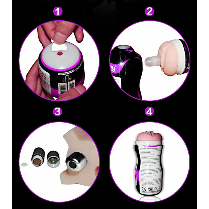Мастурбатор вагіну Love Toy бежевий, бежевий, 16 х 6.5 см - Зображення 3