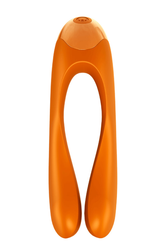 Вібратор на палець Satisfyer Candy Cane помаранчевий, 12 х 3.5 см - Изображение 2