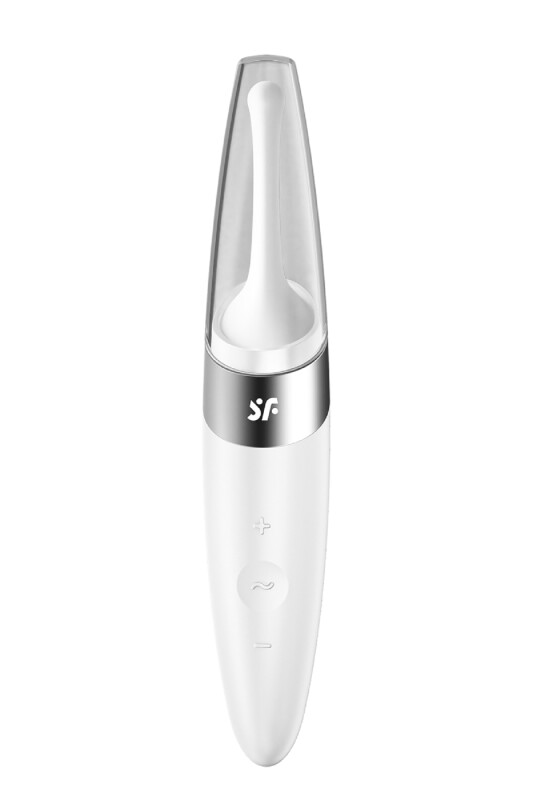 Вібратор для точкової стимуляції Satisfyer Twirling Joy з ковпачком, білий, 16.5 х 0.8 см - Изображение 5