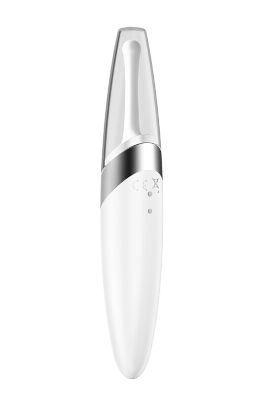 Вібратор для точкової стимуляції Satisfyer Twirling Joy з ковпачком, білий, 16.5 х 0.8 см - Изображение 3