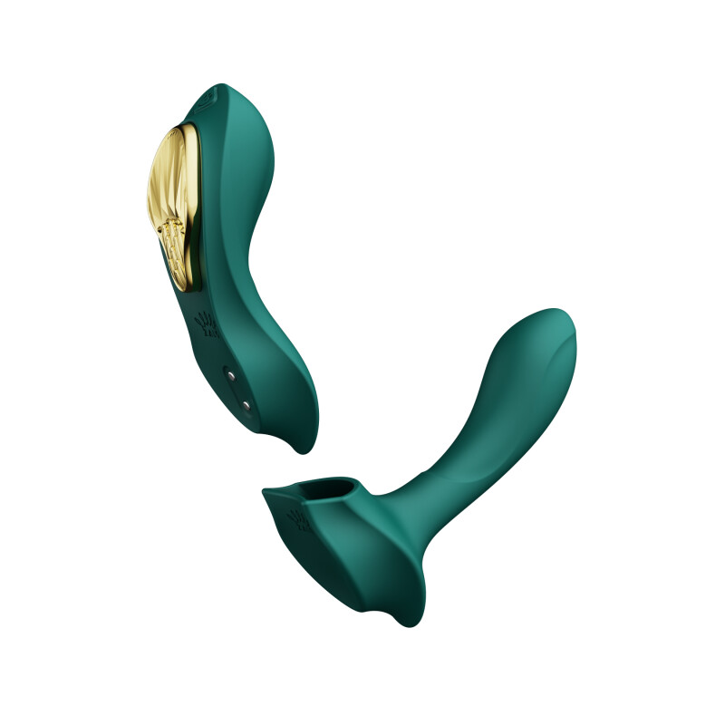 Вібратор в трусики AYA Zalo Turquoise Green на пульті керування - Зображення 2