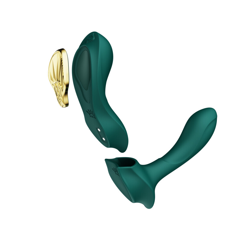 Вібратор в трусики AYA Zalo Turquoise Green на пульті керування - Зображення 3