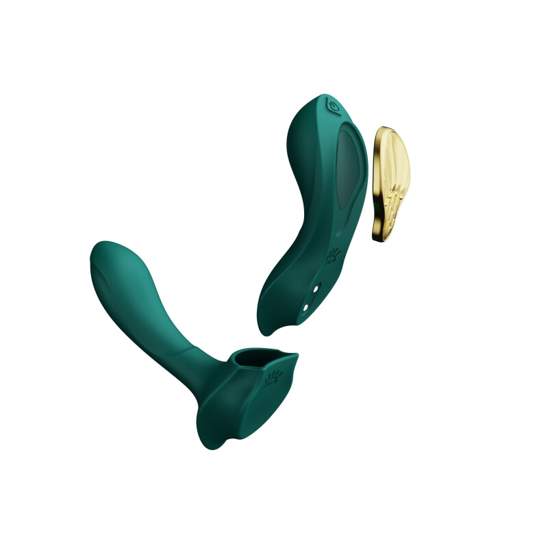 Вібратор в трусики AYA Zalo Turquoise Green на пульті керування - Зображення 7