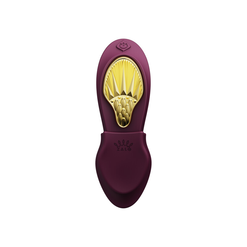Вібратор в трусики AYA Zalo Velvet Purple на пульті керування - Зображення 8