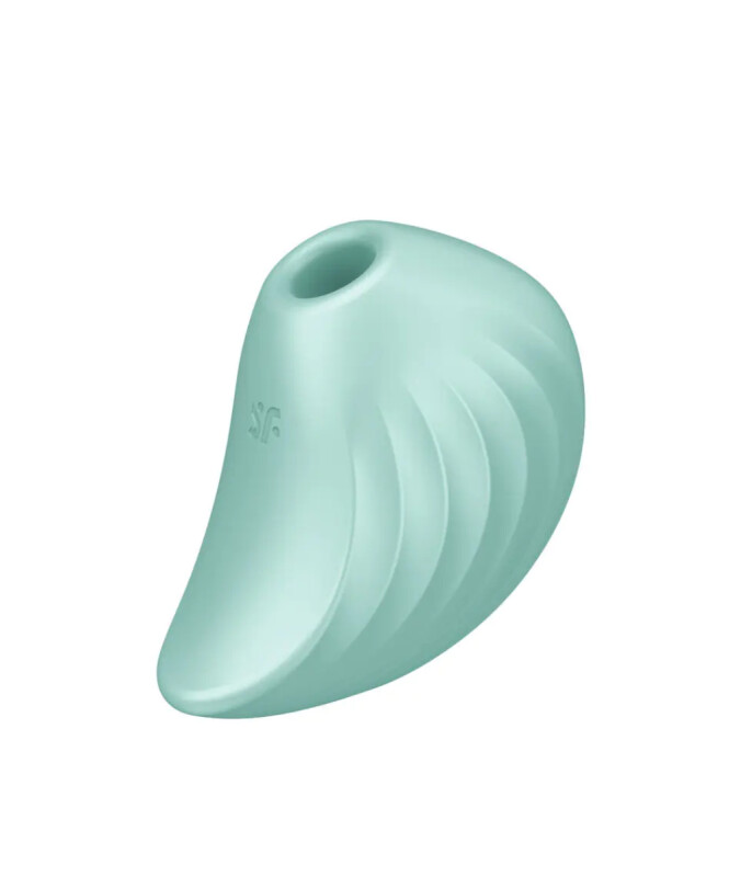 Вакуумний стимулятор Satisfyer Pearl Diver для клітора, м'ятний, 5 х 6.6 см