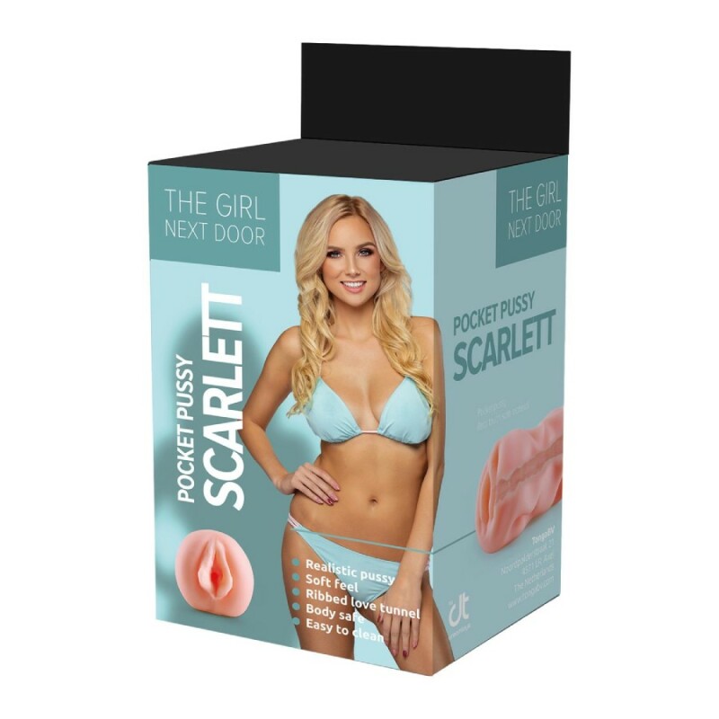 Мастурбатор-вагіна Dreamtoys The girl next door бежевий, 12.2 х 5.5 см - Зображення 1