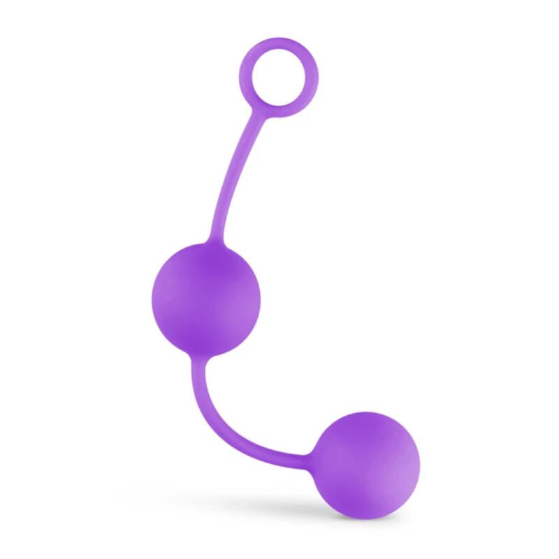 Вагінальні кульки Easy Toys зі зміщеним центром тяжіння, рожеві, 20 х 3.7 см - Зображення 2