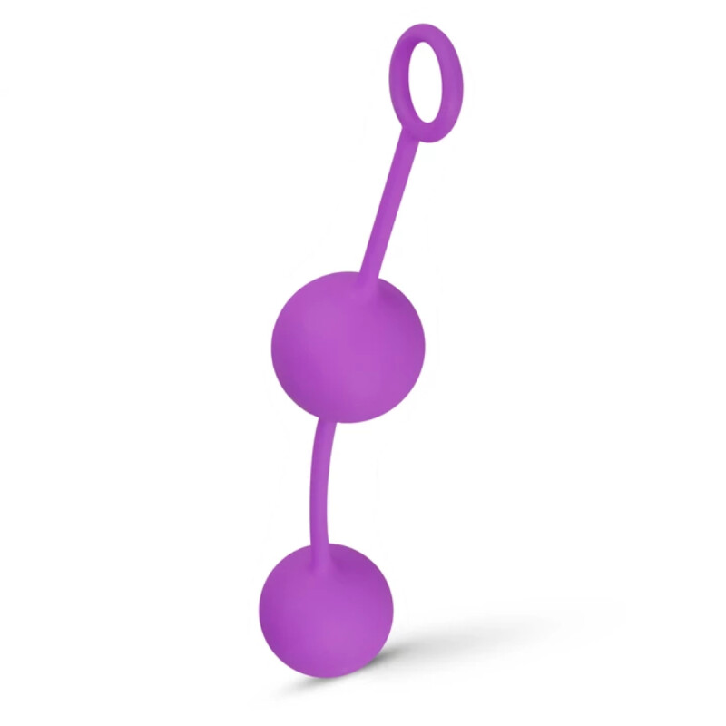 Вагінальні кульки Easy Toys зі зміщеним центром тяжіння, рожеві, 20 х 3.7 см - Зображення 3