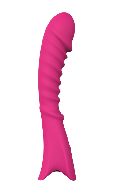 Вібратор із стимулюючим рельєфом Dream Toys рожевий, 20 х 3.7 см - Изображение 1