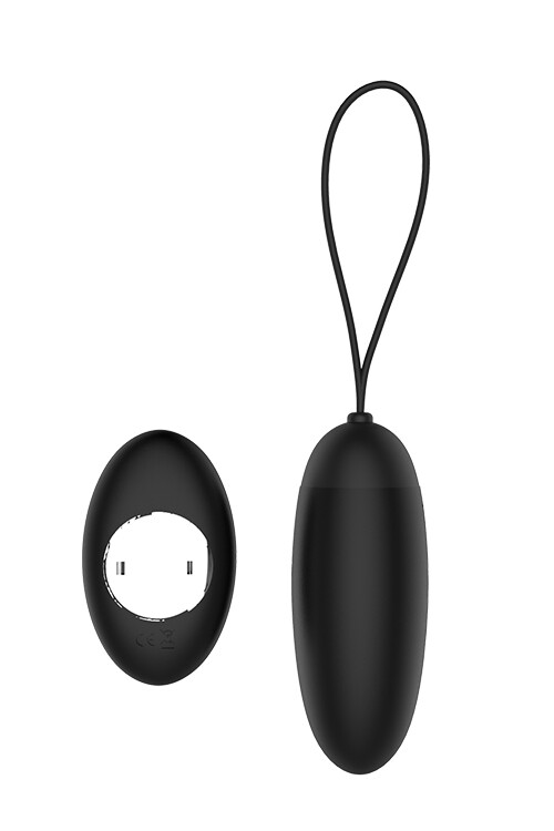 Віброяйце з бездротовим пультом керування DUSKY PLEASER BLACK - Изображение 1