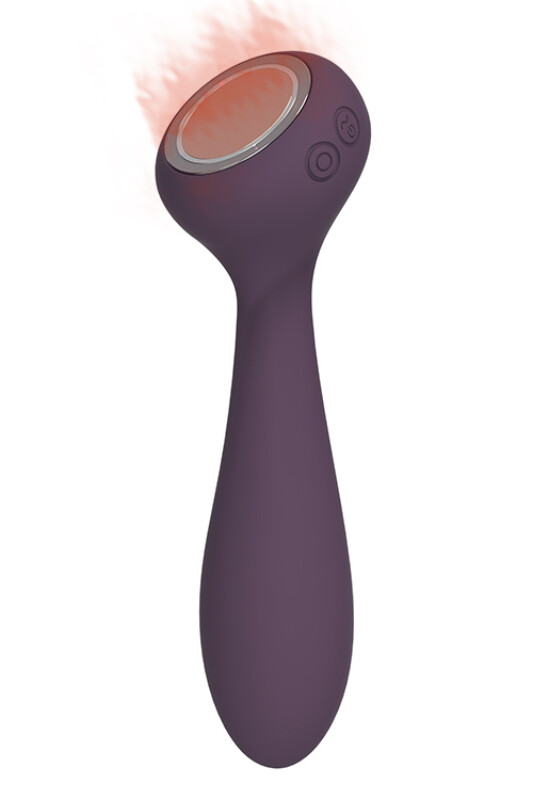 Вібромасажер з функцією нагріву Dream Toys фіолетовий, 17.4 х 4.7 см