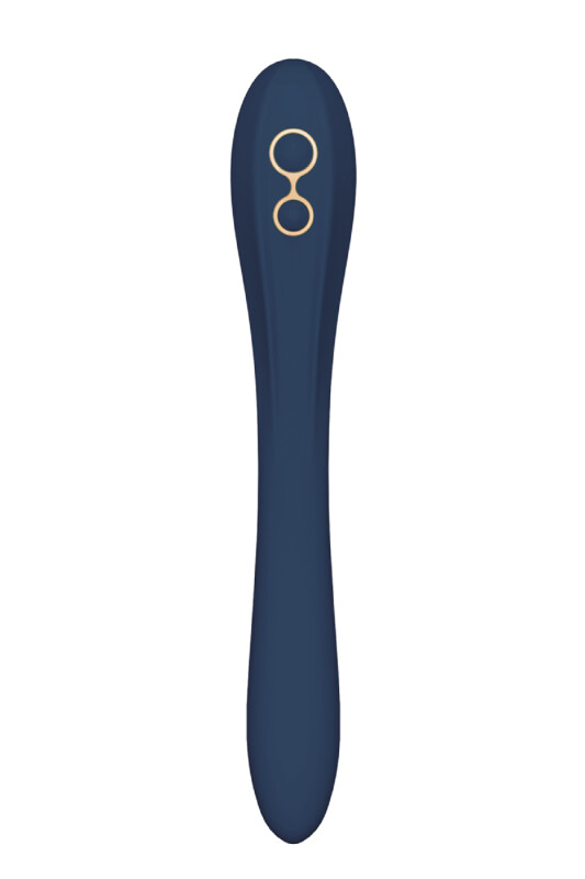 Вібратор для пар Dream Toys з дистанційним пультом, синій, 20 х 2.4 см - Изображение 5