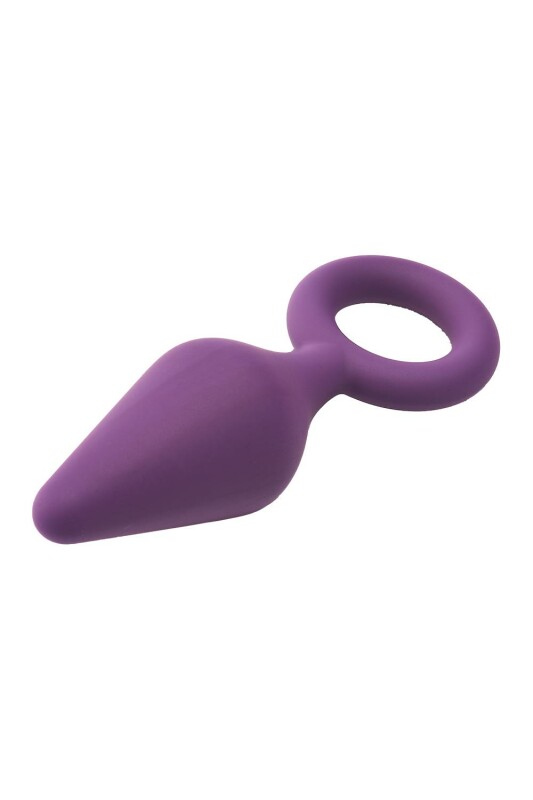 Анальна пробка, М, Dream Toys Flirts фіолетова, 12.2 см х 3.4 см - Изображение 3