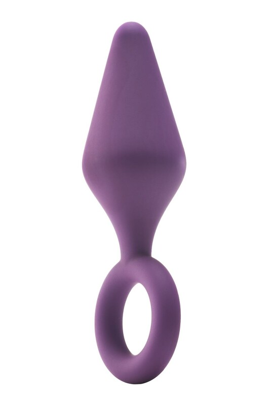 Анальна пробка, М, Dream Toys Flirts фіолетова, 12.2 см х 3.4 см - Изображение 4