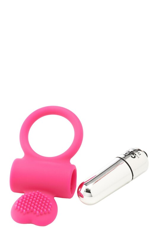 Ерекційне кільце з вібрацією Dream Toys FLIRTS COCKRING PINK - Изображение 6