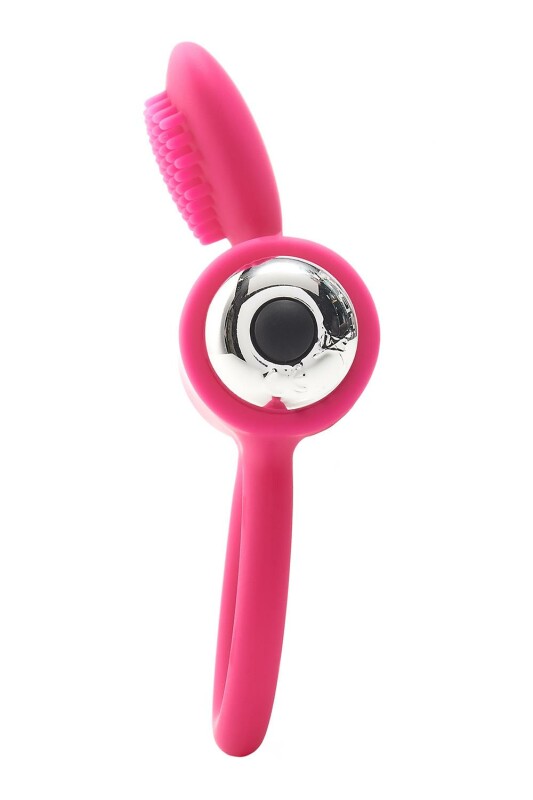 Ерекційне кільце з вібрацією Dream Toys FLIRTS COCKRING PINK - Изображение 2
