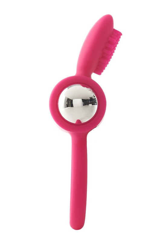 Ерекційне кільце з вібрацією Dream Toys FLIRTS COCKRING PINK - Изображение 3