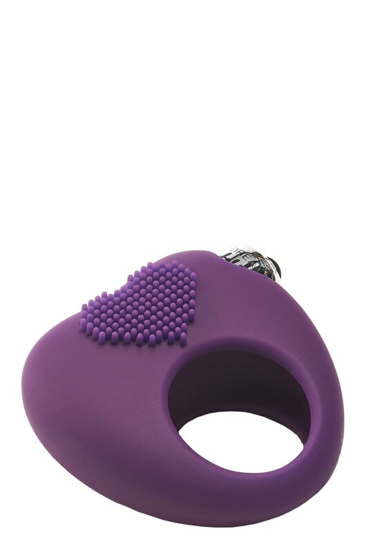 Ерекційне кільце з вібрацією Dream Toys FLIRTS COCKRING PURPLE - Зображення 3