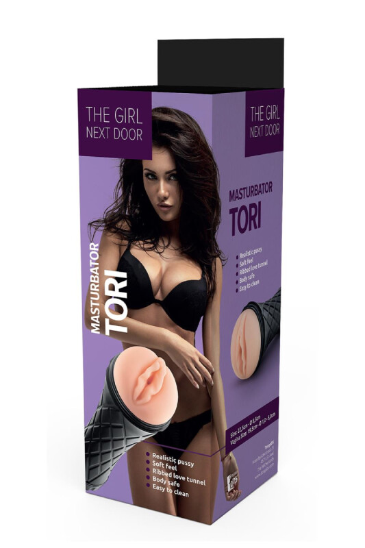 Мастурбатор вагіна Dream Toys The Girl Next Door в колбі бежевий, 22.5 х 8.5 см - Изображение 1